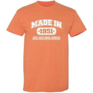 imageBorn in 1951 Original Parts Funny Birthday T ShirtSunset