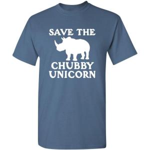 imageSave The Chubby Unicorn Novelty Graphic Sarcastic Funny T ShirtDusk