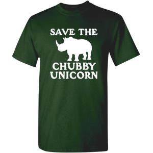 imageSave The Chubby Unicorn Novelty Graphic Sarcastic Funny T ShirtForest