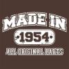 imageBorn in 1954 Original Parts Funny Birthday T ShirtGarnet