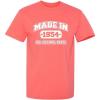 imageBorn in 1954 Original Parts Funny Birthday T ShirtCoral