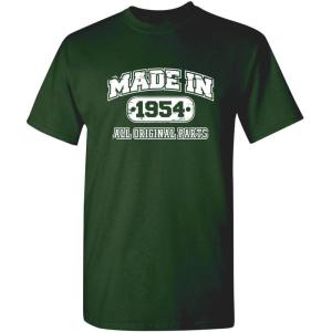 imageBorn in 1954 Original Parts Funny Birthday T ShirtForest