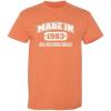 imageBorn in 1983 Original Parts Funny Birthday T ShirtSunset