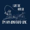 imageI Cant Take Your Call Im On Another Line Fishing Mens Hunting Funny T ShirtHeather Military