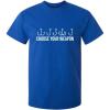 imageChoose Your Weapon Humor Novelty Bait Hooks Fishing Fisherman Mens Funny T ShirtRoyal
