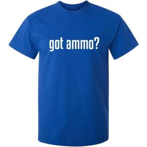imageGot Ammo Adult Humor Guns Bullets Graphic Novelty Sarcastic Funny T ShirtRoyal