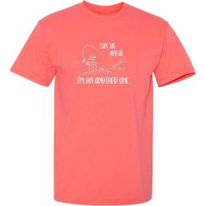imageI Cant Take Your Call Im On Another Line Fishing Mens Hunting Funny T ShirtCoral
