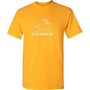 imageI Cant Take Your Call Im On Another Line Fishing Mens Hunting Funny T ShirtGold