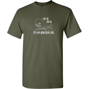 imageI Cant Take Your Call Im On Another Line Fishing Mens Hunting Funny T ShirtMilitary