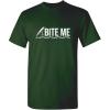 imageBite Me Fishing Fisherman Lure Bait Mens Novelty Sarcastic Funny T ShirtForest