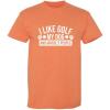 imageI Like Golf My Dog Maybe Three People Graphic Novelty Sarcastic Funny T ShirtSunset