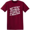 imageChemistry Alcohol is A Solution Humor Graphic Novelty Sarcastic Funny T ShirtGarnet
