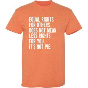 imageIts Not Pie Equal Rights Adult Graphic Novelty Sarcastic Funny T ShirtSunset