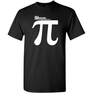 imageMMMM PI Novelty Graphic Sarcastic Funny Math T ShirtBrown