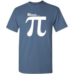 imageMMMM PI Novelty Graphic Sarcastic Funny Math T ShirtDusk