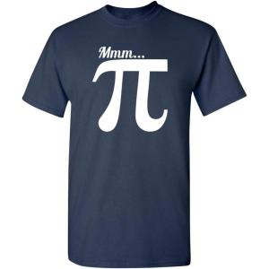 imageMMMM PI Novelty Graphic Sarcastic Funny Math T ShirtNavy