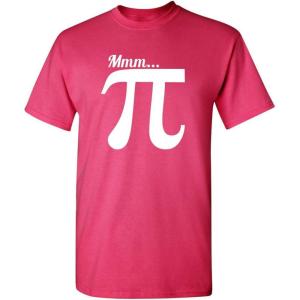 imageMMMM PI Novelty Graphic Sarcastic Funny Math T ShirtPink