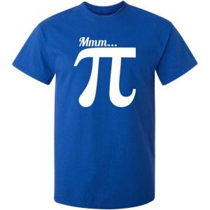imageMMMM PI Novelty Graphic Sarcastic Funny Math T ShirtRoyal