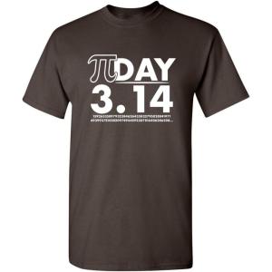 imagePi Day 314 Numbers Graphic Novelty Sarcastic Funny T ShirtBrown
