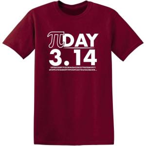 imagePi Day 314 Numbers Graphic Novelty Sarcastic Funny T ShirtGarnet