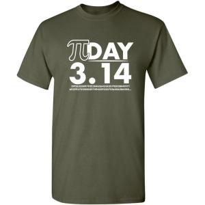 imagePi Day 314 Numbers Graphic Novelty Sarcastic Funny T ShirtMilitary