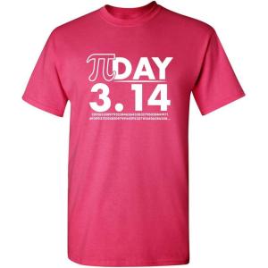 imagePi Day 314 Numbers Graphic Novelty Sarcastic Funny T ShirtPink