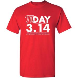 imagePi Day 314 Numbers Graphic Novelty Sarcastic Funny T ShirtRed