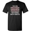 imageEngineer Im Good with Math Graphic Novelty Sarcastic Funny T Shirt for TeachersBlack