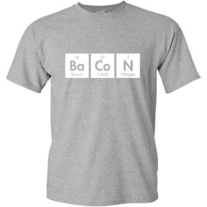 imageBacon Elements Adult Humor Graphic Novelty Sarcastic Funny T ShirtSport Grey