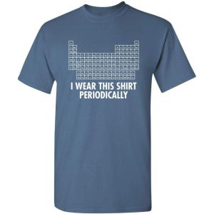 imageI Wear This Shirt Periodically Graphic Science Chemistry Teacher Funny T ShirtDusk