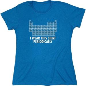 imageI Wear This Shirt Periodically Graphic Science Chemistry Teacher Funny T ShirtSapphire Heather