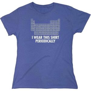 imageI Wear This Shirt Periodically Graphic Science Chemistry Teacher Funny T ShirtViolet
