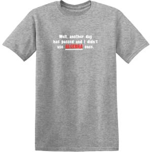 imageI Didnt Use Algebra Once Math School Humor Sarcasm Mens Very Funny T ShirtHeather Grey