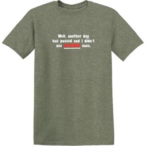 imageI Didnt Use Algebra Once Math School Humor Sarcasm Mens Very Funny T ShirtHeather Military