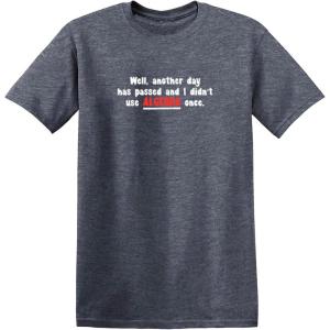 imageI Didnt Use Algebra Once Math School Humor Sarcasm Mens Very Funny T ShirtHeather Navy