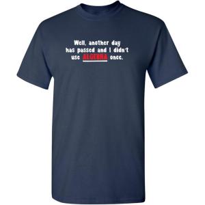 imageI Didnt Use Algebra Once Math School Humor Sarcasm Mens Very Funny T ShirtNavy