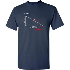 imageFind X Found It Math Humor Geometry Humor Back to School Comedy Funny T ShirtNavy