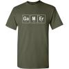 imageGamer Eat Sleep Play Video Game Graphic Novelty Sarcastic Funny T ShirtMilitary