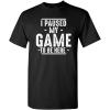 imageI Paused My Game to Be Here Video Gamer Mens Retro Graphic Funny T Shirt
