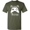 imageThe Harder You Mash The Button Video Game Gift for Gamer Graphic Funny T ShirtMilitary
