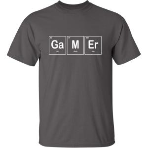 imageGamer Eat Sleep Play Video Game Graphic Novelty Sarcastic Funny T ShirtCharcoal