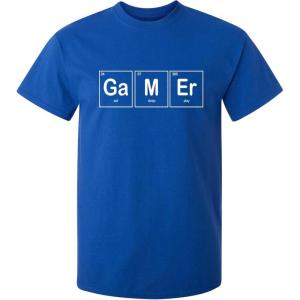 imageGamer Eat Sleep Play Video Game Graphic Novelty Sarcastic Funny T ShirtRoyal