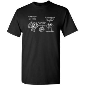 imageIm A Mushroom and I Hate This Game Graphic Novelty Sarcastic Funny T ShirtBlack