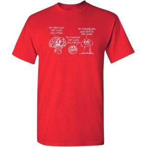 imageIm A Mushroom and I Hate This Game Graphic Novelty Sarcastic Funny T ShirtRed