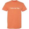 imageI Miss My Dog Adult Humor Puppy Animal Lover Graphic Novelty Funny T ShirtSunset