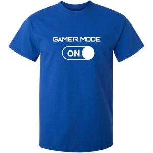 imageGamer Mode On Video Game Graphic Novelty Sarcastic Funny T ShirtRoyal