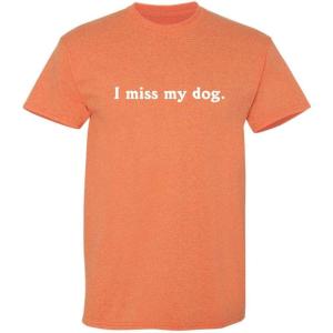 imageI Miss My Dog Adult Humor Puppy Animal Lover Graphic Novelty Funny T ShirtSunset
