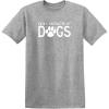 imageEasily Distracted by Dogs Pets Animals Best Friend Humor Funny T ShirtHeather Grey