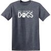 imageEasily Distracted by Dogs Pets Animals Best Friend Humor Funny T ShirtHeather Navy