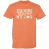 imageThe More People I Meet Pets Dogs Animals Graphic Novelty Sarcastic Funny T ShirtSunset